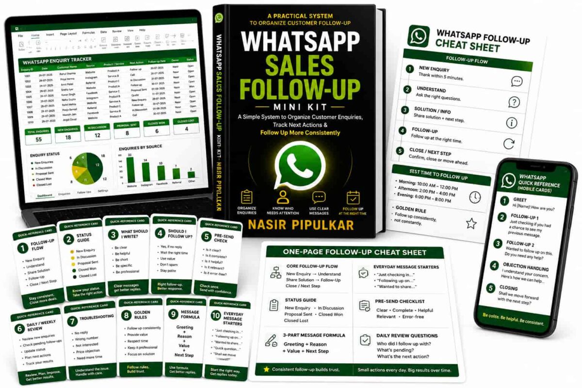 WhatsApp Sales Follow-Up Mini kit