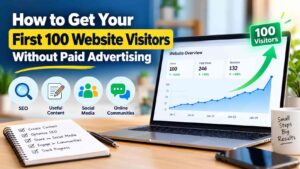 How to Get Your First 100 Website Visitors Without Paid Ads